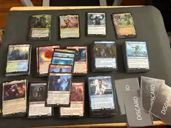 MTG Bulk Mythic/Rare Card Lot 450+ Cards Never Played Bonus Discard Cards - Image 1