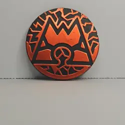 Team Magma Pokemon TCG Deck Foil Coin Double Crisis Card Nintendo Vintage - Image 1