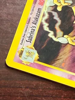 Pokemon Alakazam Sabrina's 16/132 Holographic Rare Gym Challenge TCG Card - Image 2