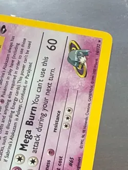 Pokemon Alakazam Sabrina's 16/132 Holographic Rare Gym Challenge TCG Card - Image 3