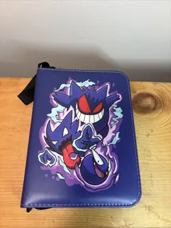 Pokemon Gengar, Haunter, and Gastly Card 3 Ring Binder - Image 1