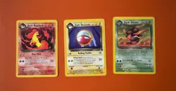 Dark Gloom Rapidash Electrode Vintage Pokemon Card Lot Team Rocket Collection - Image 1