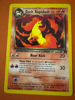 Dark Gloom Rapidash Electrode Vintage Pokemon Card Lot Team Rocket Collection - Image 2