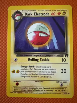 Dark Gloom Rapidash Electrode Vintage Pokemon Card Lot Team Rocket Collection - Image 3