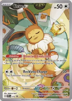 Eevee Promo Card SVP-173 Prismatic Evolutions ETB Pokemon TCG - Image 1