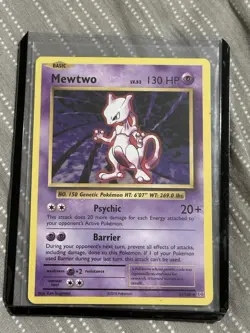 Pokemon XY Evolutions Mewtwo #51/108 Collector Card - Sun and Moon - US SELLER - Image 1