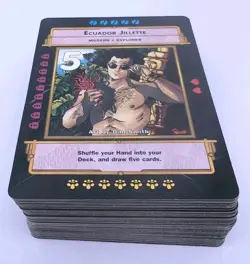 LOT OF 79: Vintage xXxenophile Adult CCG Cards - Image 1