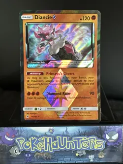 Pokemon Card Diancie 74/131 Prism Holo Forbidden Light Played - Image 1