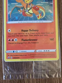 Special Delivery Charizard SWSH075 SWSH: Sword & Shield Promo Card Holo Sealed - Image 3