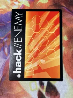 .hack ENEMY TCG Mimiru #1X122 Ultra Rare Foil CCG DOT Contagion Card NM - Image 2