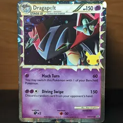Dragapult Prime SWSH132 NM Black Star Promo Cosmos Holo Foil Pokemon Card 132 - Image 1