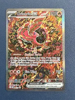 ORICORIO EX 024 Phantasmal Flames UPC Promo Pokemon Card - Image 1
