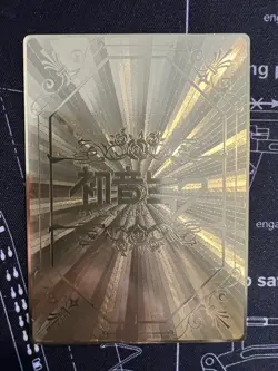 Sexy Anime Waifu Gold Goddess Story Metal Card - Image 2