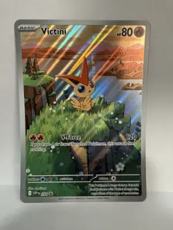 Victini SVP 208 JUMBO Card Black Bolt White Flare PROMO Near Mint - Image 1