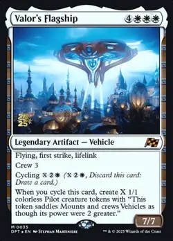 Valor's Flagship - Foil Prerelease Promo DFT LP MTG - Image 1