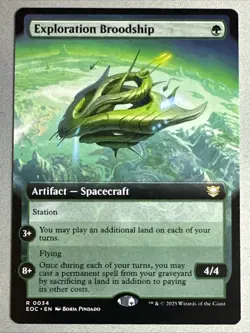 MTG / Exploration Broodship / EOC / #34 / Regular (Extended Art) / Rare / NM - Image 1