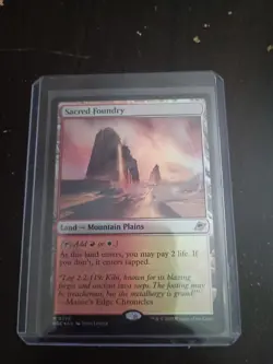 Magic The Gathering Sacred Foundry Edge of Eternities Foil - Image 1