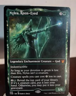 MTG Nylea, Keen-Eyed Showcase Theros Beyond Death LP X1 Regular Magic Gathering - Image 1