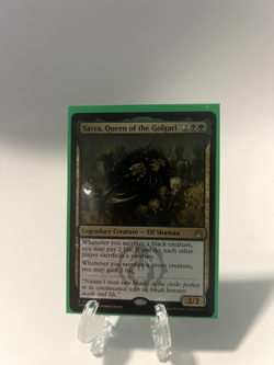 x1 Savra, Queen of the Golgari - Foil R MTG Ravnica Remastered M/NM, English - Image 1