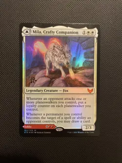 MTG Mila, Crafty Companion FOIL Lukka, Wayward Bonder Strixhaven: School of... - Image 2