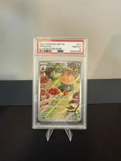 2024 Pokemon SSP EN Appletun IR 211/191 PSA Gem Mint 10 - Image 1