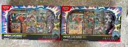 NEW!! Pokemon TCG Mega Lucario EX Premium Figure Collection x2 Sealed - Image 3