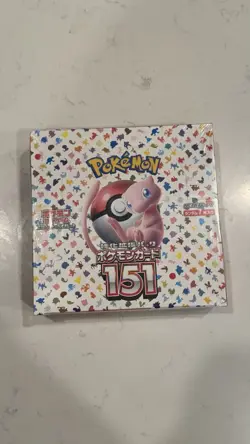 Pokemon TCG Scarlet & Violet 151 Japanese Booster Box, Sealed 20 Packs 4521329346038 - Image 1
