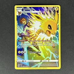 Pokemon Jolteon Sword & Shield Brilliant Stars Trainer Gallery Ultra Rare #TG04 - Image 1
