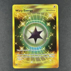 Pokemon Warp Energy Sun & Moon Crimson Invasion Secret Rare #123 - Image 1