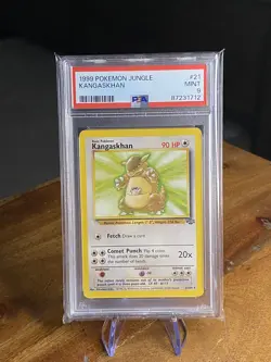 1999 POKEMON JUNGLE 21 KANGASKHAN UNLIMITED PSA 9 - Image 4