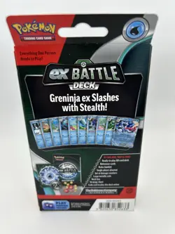 2023 Pokemon ex Battle Deck Hanger Box - Greninja ex on Front - Image 3