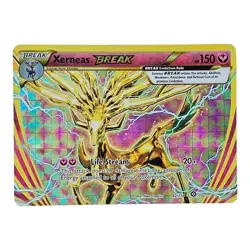 XERNEAS BREAK #82 PSA 7 • 2016 POKEMON XY Steam Siege RARE - Image 1