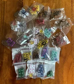 Large Lot of 23 Sets - Pokemon Dice Sets - Damage Counters - 15 New; 8 Opened - Image 1