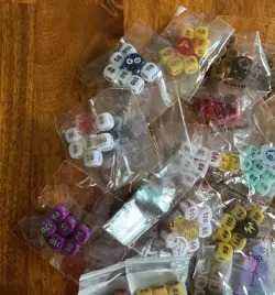 Large Lot of 23 Sets - Pokemon Dice Sets - Damage Counters - 15 New; 8 Opened - Image 2