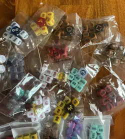 Large Lot of 23 Sets - Pokemon Dice Sets - Damage Counters - 15 New; 8 Opened - Image 3