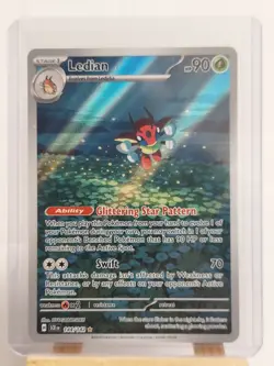 Pokemon TCG Illustration Rare Ledian #144/142 Stellar Crown - Image 2