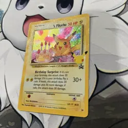 Birthday Pikachu Holo 24 Celebrations Classic Collection Pokemon 2021 NM - Image 3