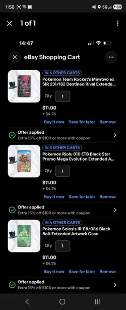 X10 Custom Pokemon Cases Bundle - Image 2