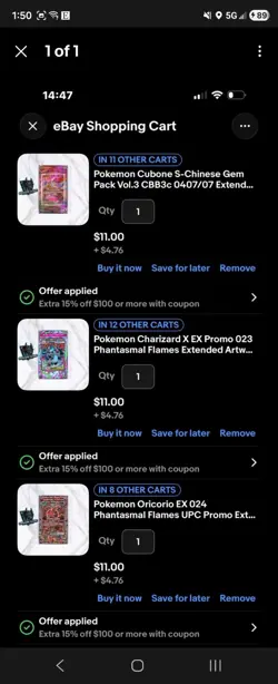 X10 Custom Pokemon Cases Bundle - Image 3