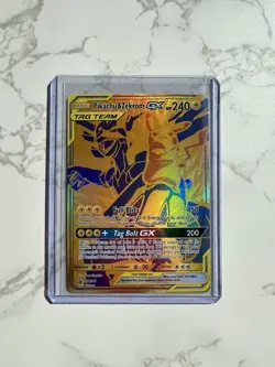 Pokemon TCG Pikachu & Zekrom GX Tag Team SM248 Sun & Moon Black Star Promo Holo - Image 1
