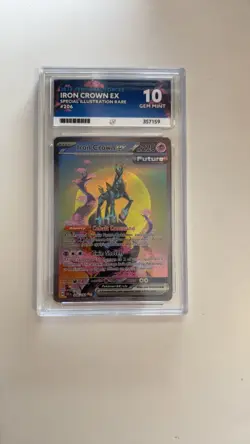 Pokemon TCG Iron Crown ex Scarlet & Violet-Temporal Forces 206/162 SIR - ACE 10 - Image 1