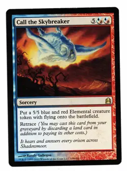 Magic the Gathering MTG Card: Call the Skybreaker Commander 188/319! EX - Image 1