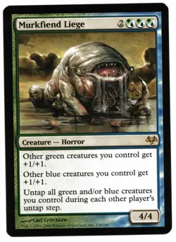Magic the Gathering MTG Card: Murkfiend Liege 156/180 Eventide EVE Rare! NM - Image 1