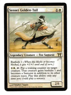 MTG Card: Sensei Golden-Tail 44/306 Champions of Kamigawa Rare! GD - Image 1