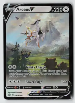 Arceus V SWSH204 SWSH: Sword & Shield Promo Cards Pokemon TCG LP+ - NM - Image 1