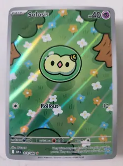 Solosis 118/086 Black Bolt Pokemon Card Tcg *NEAR MINT* S&V Illustration Rare - Image 1