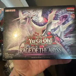 Yugioh Rage Of The Abyss 1st Edition English 4 Pack 9 Card Box Factory Sealed - Image 1