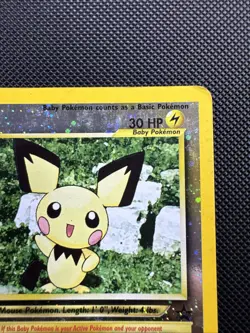 Pichu 35/53 WotC Promo Reverse Holo Pokemon Card LP-/MP+ - Image 3