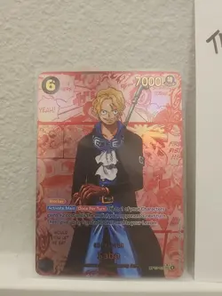 One Piece Card Sabo OP13-120 SEC Red Super Parallel Manga Art Eng - Image 2
