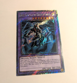 Dark Magician the Dragon Knight RA03-EN268 - PLATINUM SECRET RARE - YuGiOh Card - Image 1